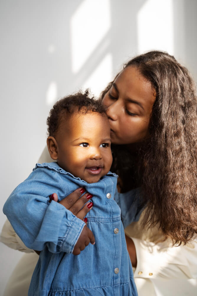 Mother and child - representing quality childcare and family care